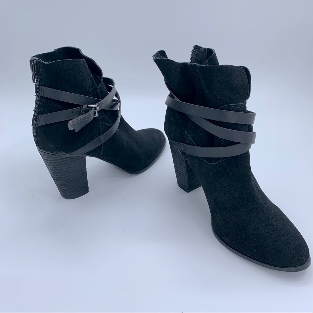 Black Suede Carlos Santana Boots